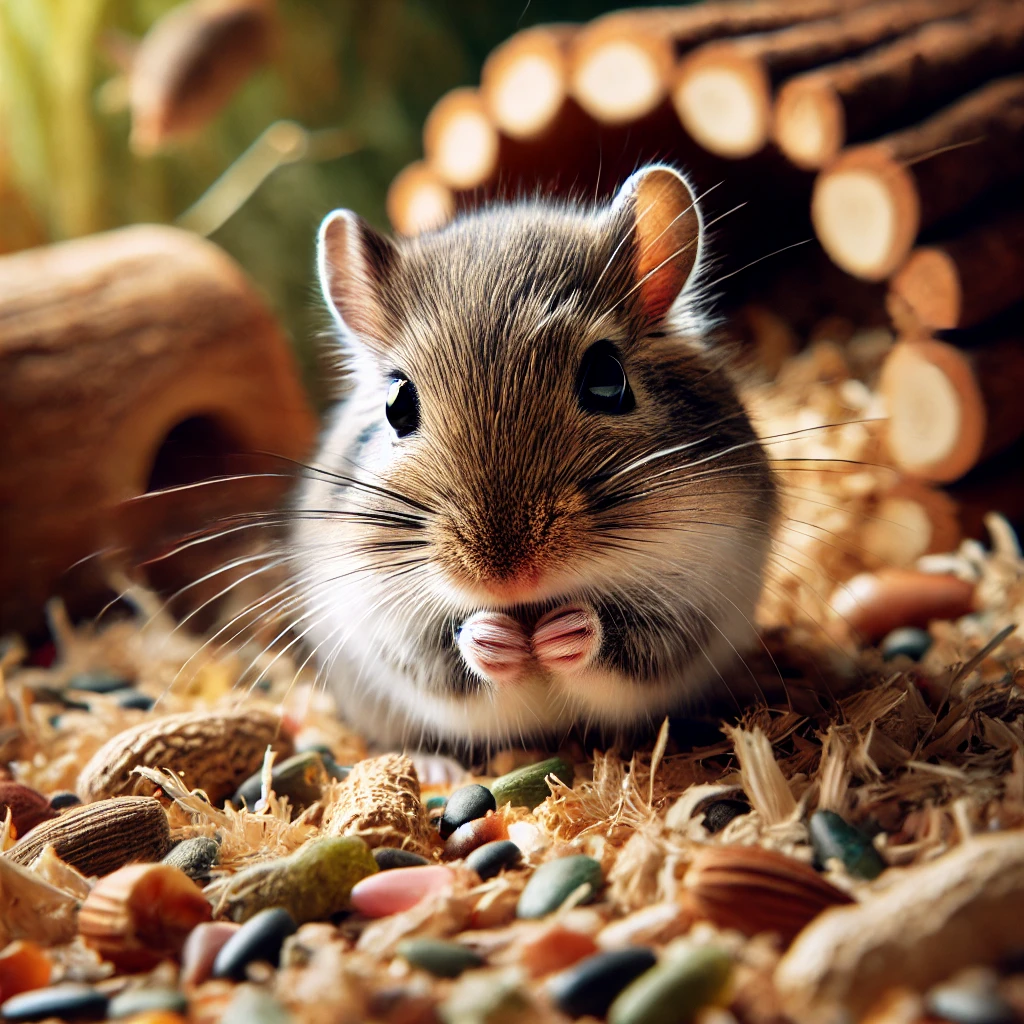 comida caseira para pequenos ratos e gerbos